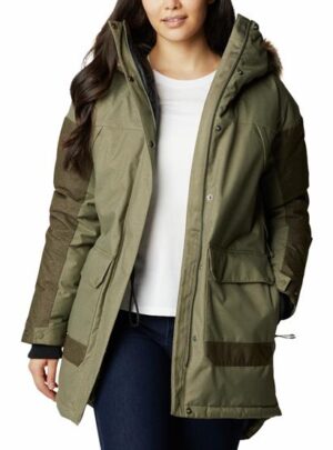 Columbia Mount Si Down Parka Womens, Stone Green