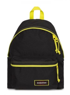 Eastpak Padded Pak'r rygsæk 24L-sort m/gul kontrast - Skoletasker / -rygsække