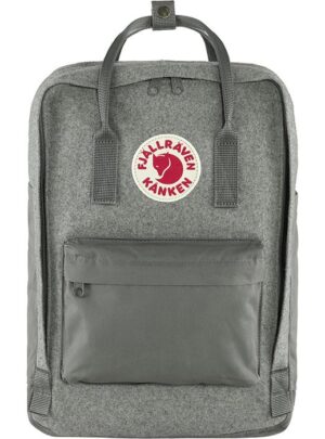 Fjällräven Kånken Re-Wool Laptop 15'' taske 18L-granite grey - Computer rygsække / tasker