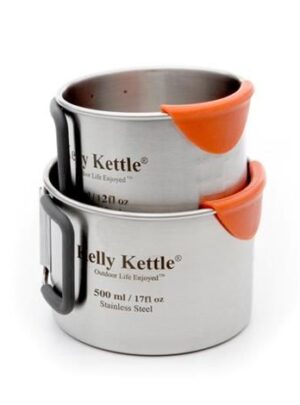 Kelly Kettle Camping Cup Set - 350 og 500 ml