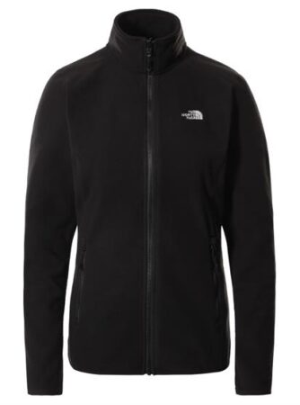 The North Face Womens 100 Glacier FZ, Black