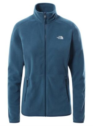 The North Face Womens 100 Glacier Full Zip, Monterey Blue