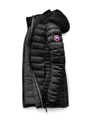 Canada Goose Ladies Brookvale Hooded Coat, Black / Graphite