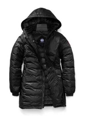 Canada Goose Ladies Camp Hooded Jacket, Black / Black