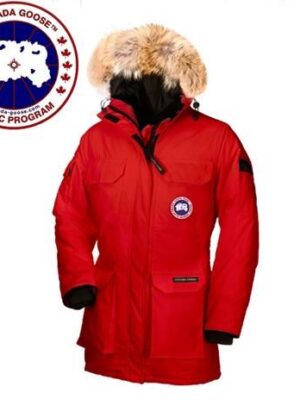 Canada Goose Ladies Expedition Parka, Red
