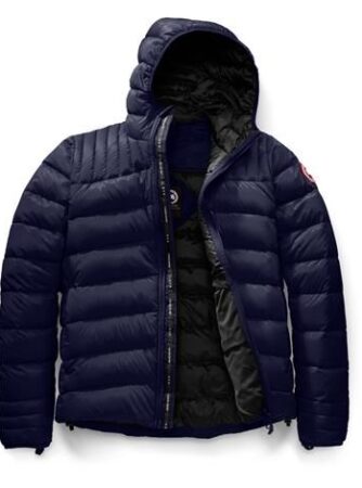 Canada Goose Mens Brookvale Hoody, Deep Sea Blue / Black