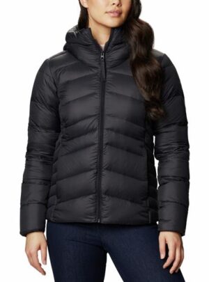 Columbia Autumn Park Down Hooded Jacket Womens, Black