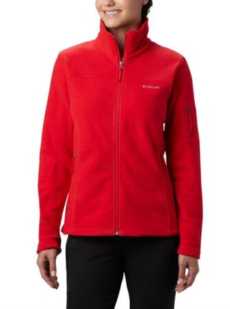 Columbia Fast Trek II Jacket Womens, Red Lily