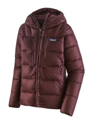 Patagonia Womens Fitz Roy Down Hoody, Dark Ruby