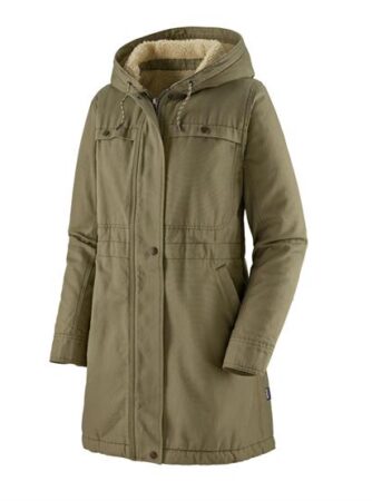 Patagonia Womens Insulated Prairie Dawn Parka, Sage Khaki