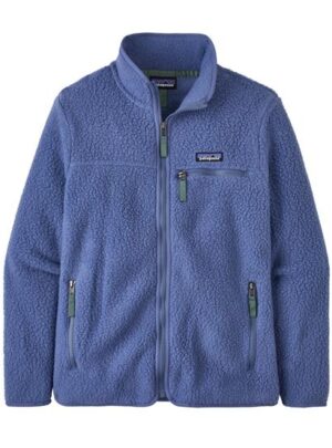 Patagonia Womens Retro Pile Jacket, Current Blue