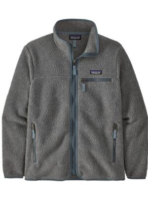 Patagonia Womens Retro Pile Jacket, Salt Grey / Light Plume Grey