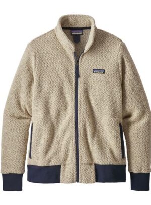 Patagonia Womens Woolyester Fleece Jacket, Oatmeal Heather