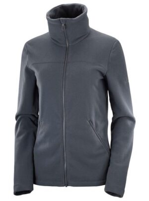 Salomon Essential Cosy Fleece FZ Womens, Ebony