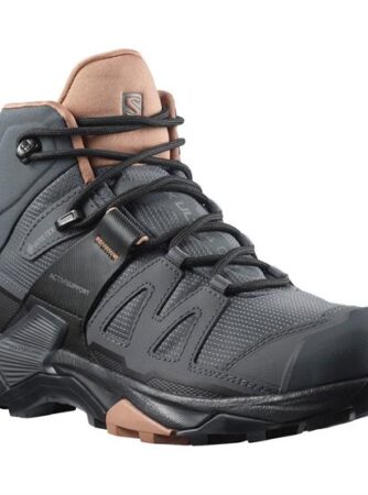 Salomon X Ultra 4 Mid Wide GTX Womens, Ebony / Mocha Mousse