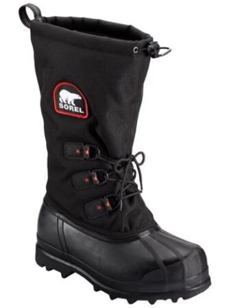 Sorel Glacier XT Dame, Black / Red Quartz