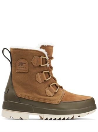 Sorel Torino II WP Womens, Velvet Tan / Olive Green