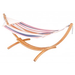 Chillounge® Wood Set (single, Sunrise, Nature) - Hængekøje