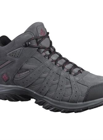 Columbia Canyon Point Mid Leather Omni-Tech Mens, Dark Grey