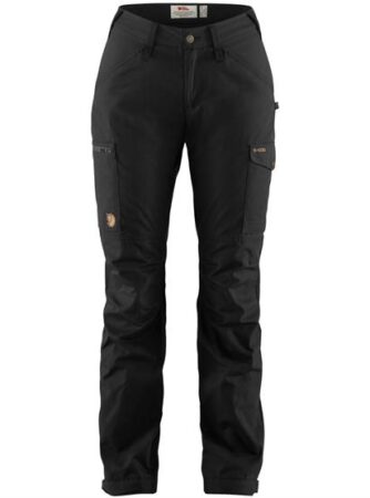 Fjällräven Kaipak Trousers Curved Womens, Black