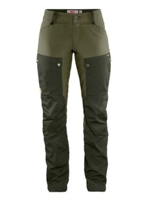 Fjällräven Keb Curved Trousers Womens, Deep Forest / Laurel