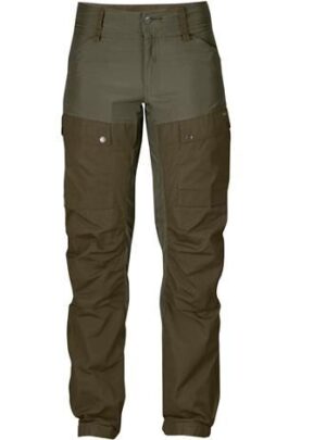 Fjällräven Keb Trousers Womens Curved, Tarmac / Dark Olive