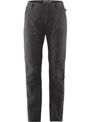 Fjällräven Travellers MT Zip-Off Trousers Womens, Dark Grey