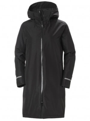 Helly Hansen Aspire regnfrakke, dame, sort