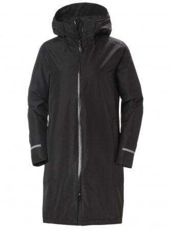 Helly Hansen Aspire regnfrakke, dame, sort