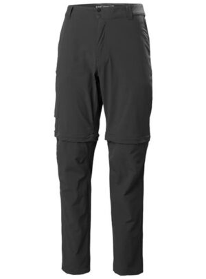 Helly Hansen Mens Brono Softshell Zip Off Pant, Ebony