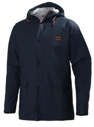 Helly Hansen Mens Lerwick Rain Jacket, Tech Navy