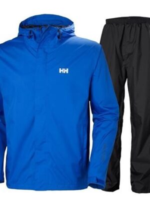 Helly Hansen Mens Portland Rain Set, Olympian Blue