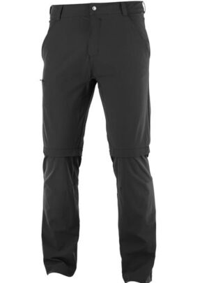 Salomon Wayfarer Zip Off Pants Mens, Black