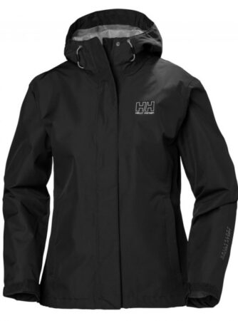 Helly Hansen Seven J regnjakke, dame, sort