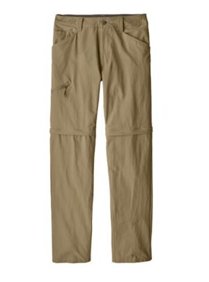 Patagonia Mens Quandary Convertible Pants, Classic Tan