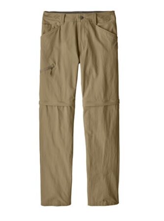 Patagonia Mens Quandary Convertible Pants, Classic Tan