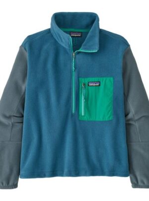 Patagonia Womens Microdini 1/2 Zip P/O, Wavy Blue