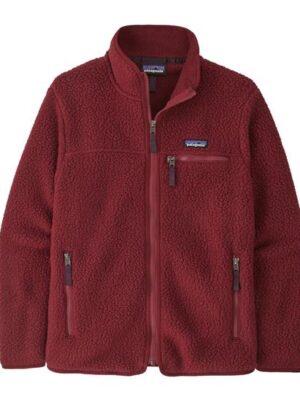 Patagonia Womens Retro Pile Jacket, Carmine Red