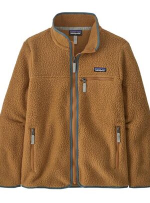 Patagonia Womens Retro Pile Jacket, Nest Brown / Nouveau Green