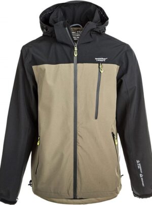 Weather Report Delton M AWG Jacket Men 15000mm-tarmac/black-2XL - Regntøj, poncho