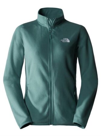 The North Face Womens 100 Glacier FZ, Dark Sage