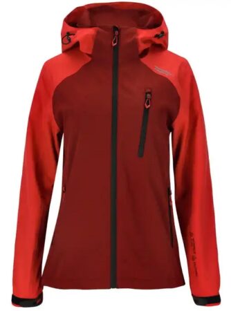 Weather Report Camelia W AWG regnjakke Dame 15.000mm-rococco red-36 - Regntøj, poncho