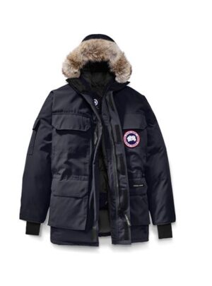 Canada Goose Mens Expedition Parka RF, Navy