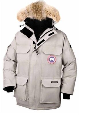 Canada Goose Mens Expedition Parka, Silverbirch