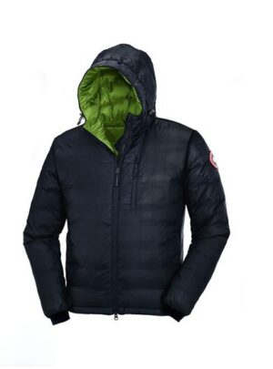 Canada Goose Mens Lodge Hoody, Ink Blue / Firefly