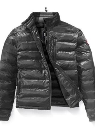 Canada Goose Mens Lodge Jacket, Graphite / Black