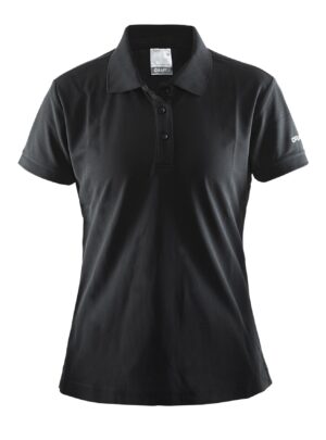 Craft - Polo Shirt Pique Classic Kvinder - Black 36/S