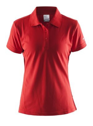 Craft - Polo Shirt Pique Classic Kvinder - Bright Red 34/XS