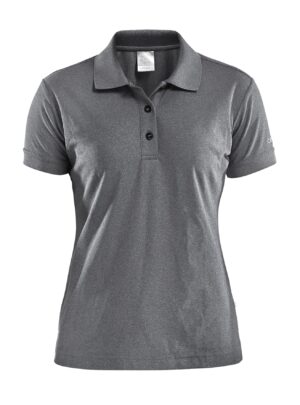 Craft - Polo Shirt Pique Classic Kvinder - Dark Grey Melange 34/XS