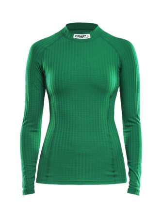 Craft - Progress Baselayer CN LS Kvinder - Team Green XS